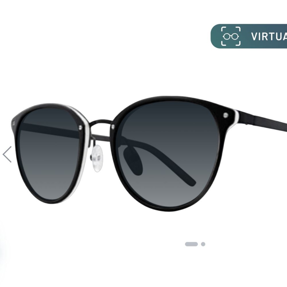 Black and White Polarized Sunglasses